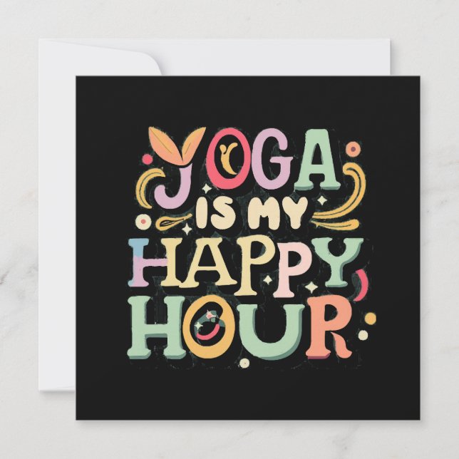 Yoga är min Lycklig-timme (Framsida)