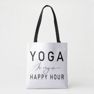 Yoga är min lycklig-timme tygkasse