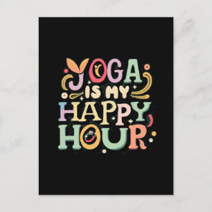 Yoga är min Lycklig-timme Vykort