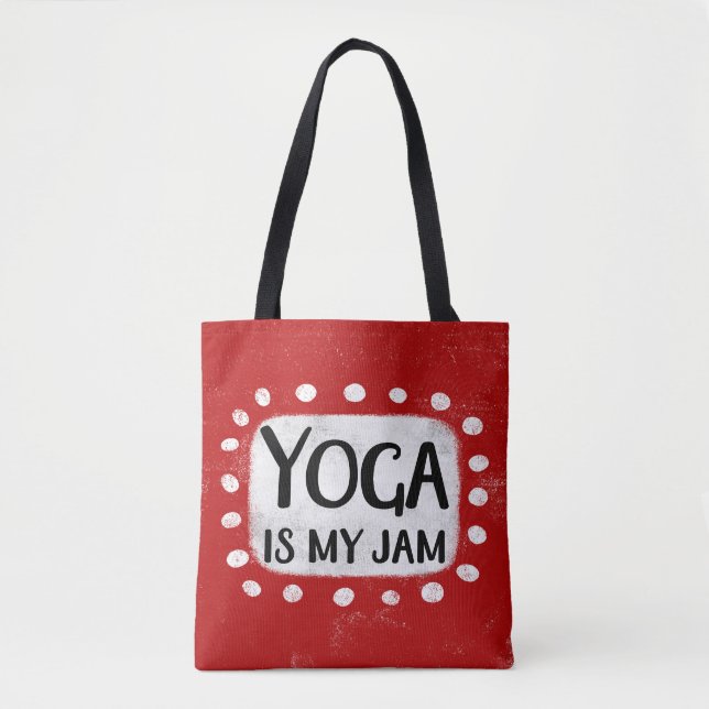 Yoga är min Sylt-tote-bag Tygkasse (Framsida)