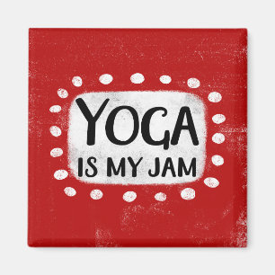 Yoga är mitt Sylt-kylskåp, magnet