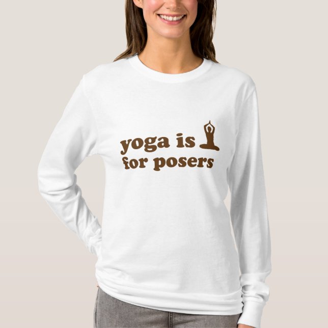 Yoga är till för postordermakare tröja (Framsida)