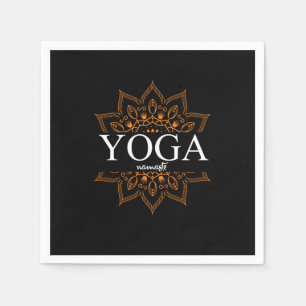 Yoga Asana Namaste Andlig Meditation Buddhism G Pappersservett