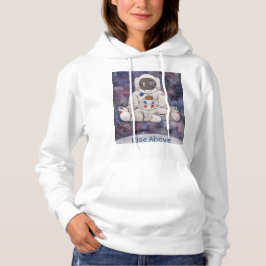 Yoga Astronaut Anpassningsbar Text Line Warm Sweat T Shirt