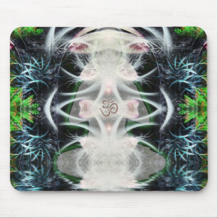 Yoga Aum Fractal Art Mousepad Musmatta