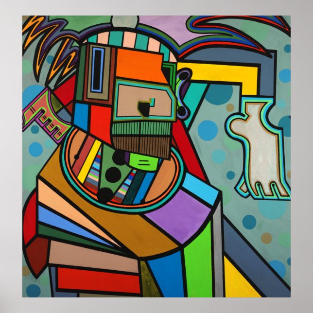 "Yoga" av Ruchell Alexander Poster (Framsidan)