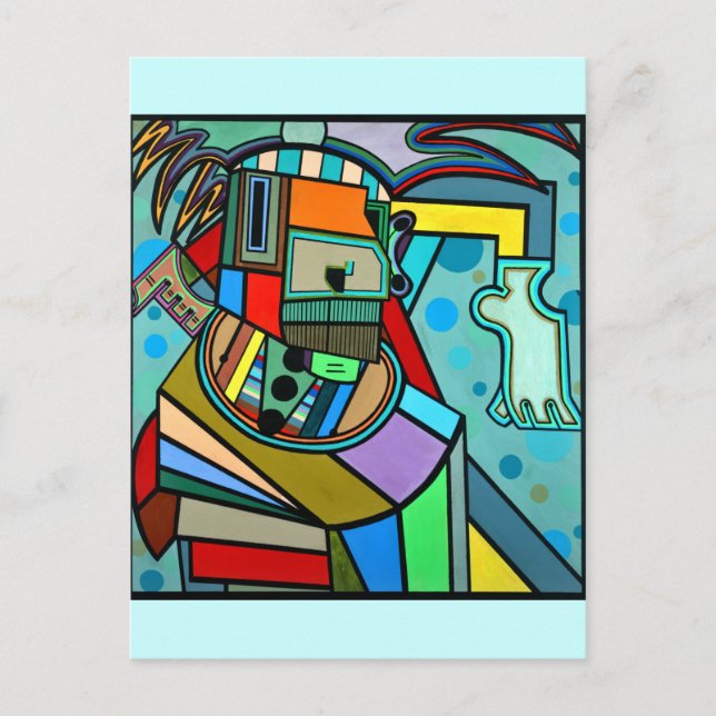 "Yoga" av Ruchell Alexander Vykort (Framsida)