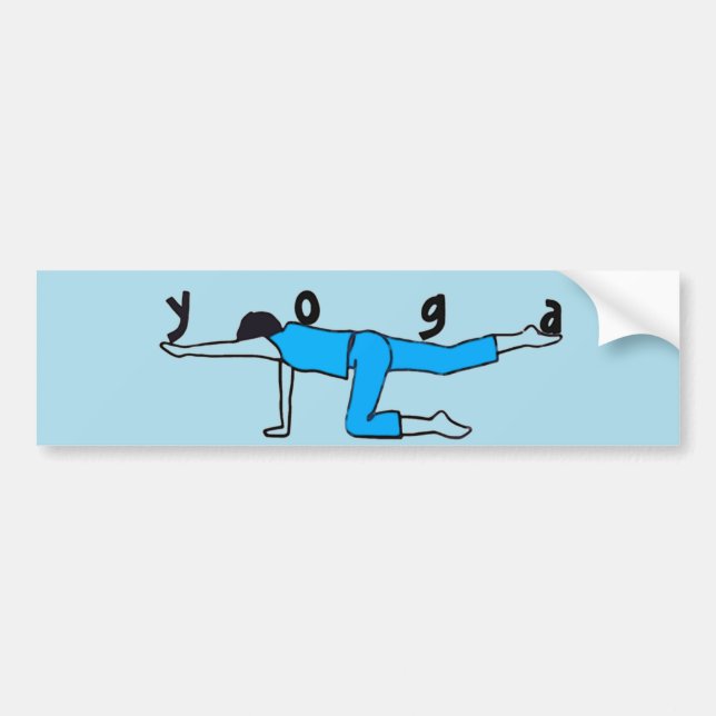 Yoga Balance - Yoga Bumper Stickers Bildekal (Framsidan)