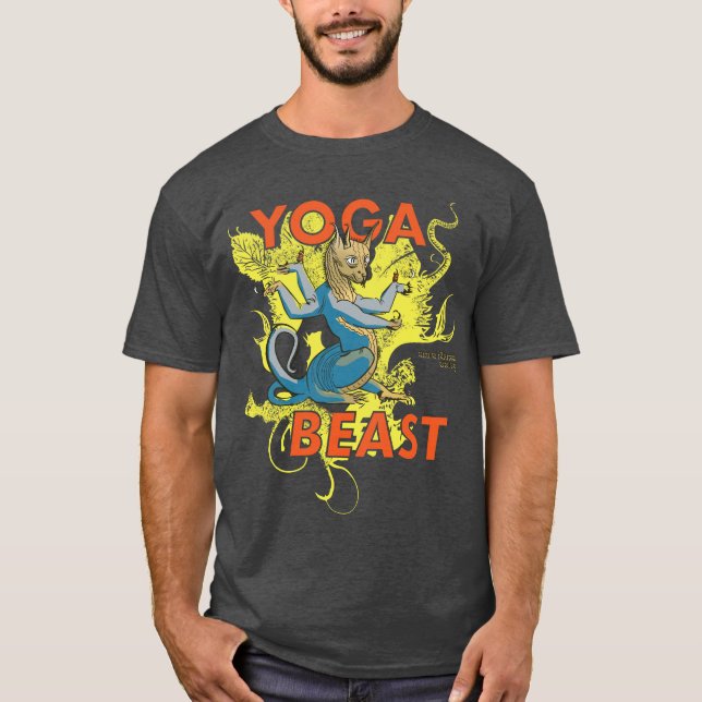 Yoga Beast #1 dubbla-sidig T Shirt (Framsida)