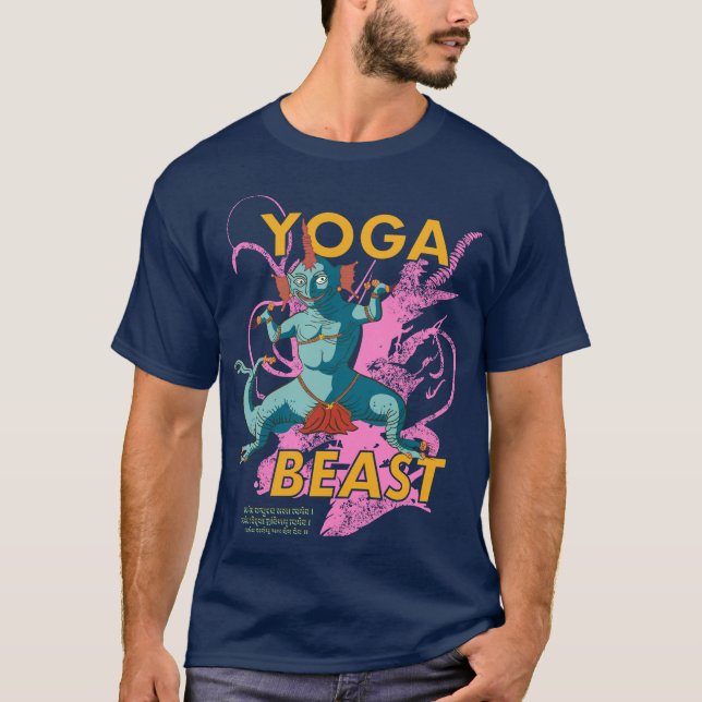 Yoga Beast #2 finare T Shirt (Framsida)