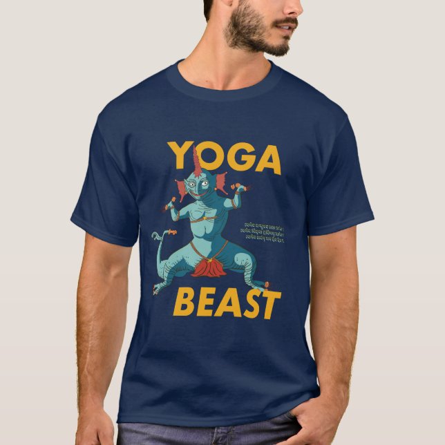 Yoga Beast #2 T Shirt (Framsida)