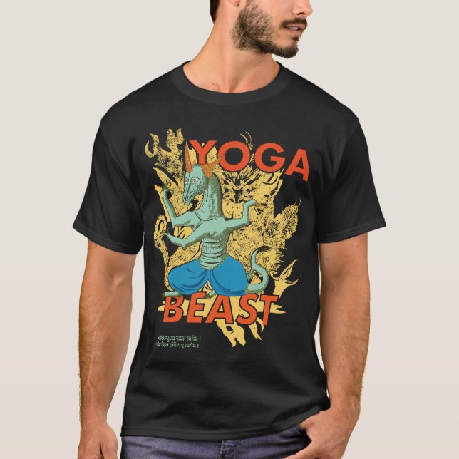 Yoga Beast #3 finare T Shirt (Framsida)