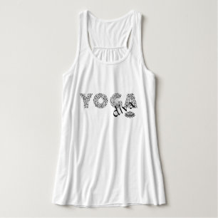 YOGA Bella Flowy Racerback-Tanktopet Linne Med Racerback
