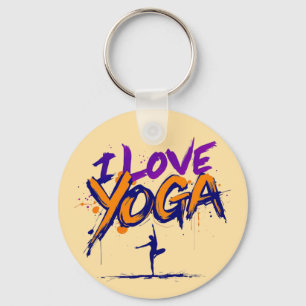Yoga Bliss Keychain Nyckelring