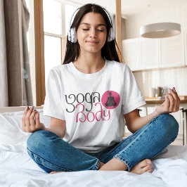 Yoga Body med Yoga Pose Graphic Print T-Shirt