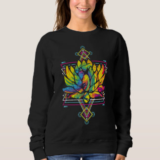 Yoga Boho Flower Blossom Sacred Geometry Lotus T Shirt