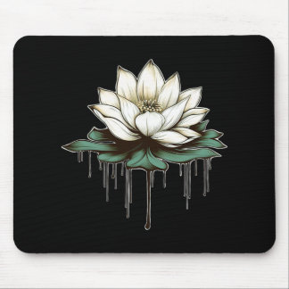 Yoga Botanisk Lotus Andlig Musmatta