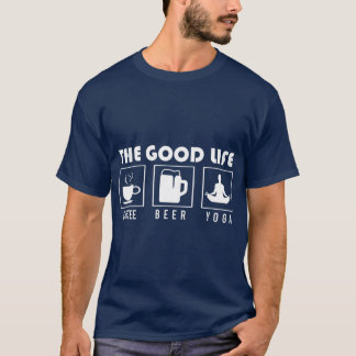 Yoga Bra Life-kaffe Beer Yoga T Shirt
