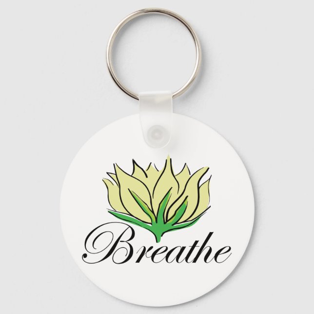 Yoga Breathe Nyckelring (Framsida)