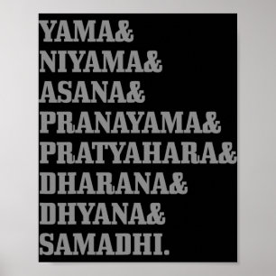 Yoga Buddhism Hinduism Sanskrit Buddha Yogi Andlig Poster