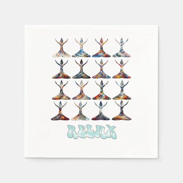 Yoga Buddies Pappersservett (Framsidan)