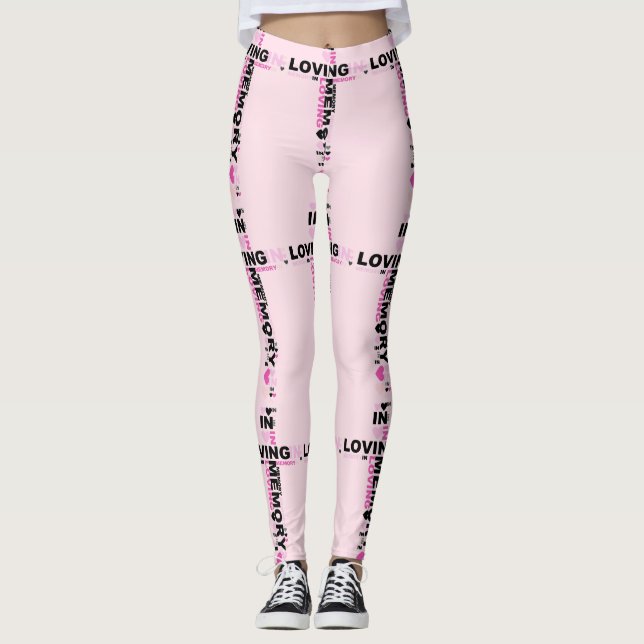 Yoga Byxor Leggings in Loving Memory (Framsida)
