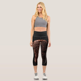Yoga Capris, XS (0-2) med hög avsättning