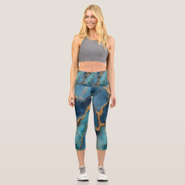Yoga Capris, XS (0-2) med hög avsättning