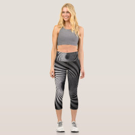 Yoga Capris, XS (0-2) med hög avsättning