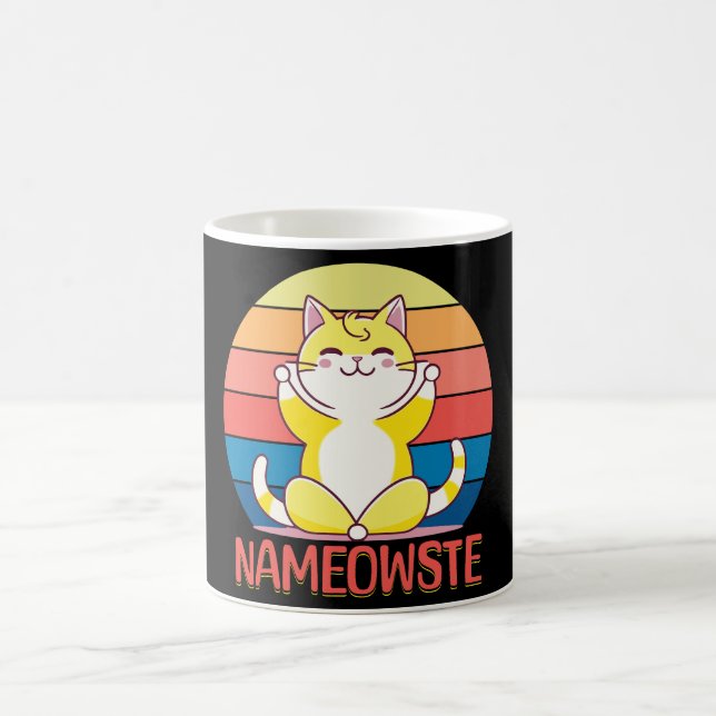 Yoga cat kaffemugg (Center)