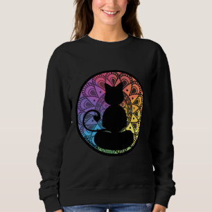 Yoga Cat Mandala T Shirt