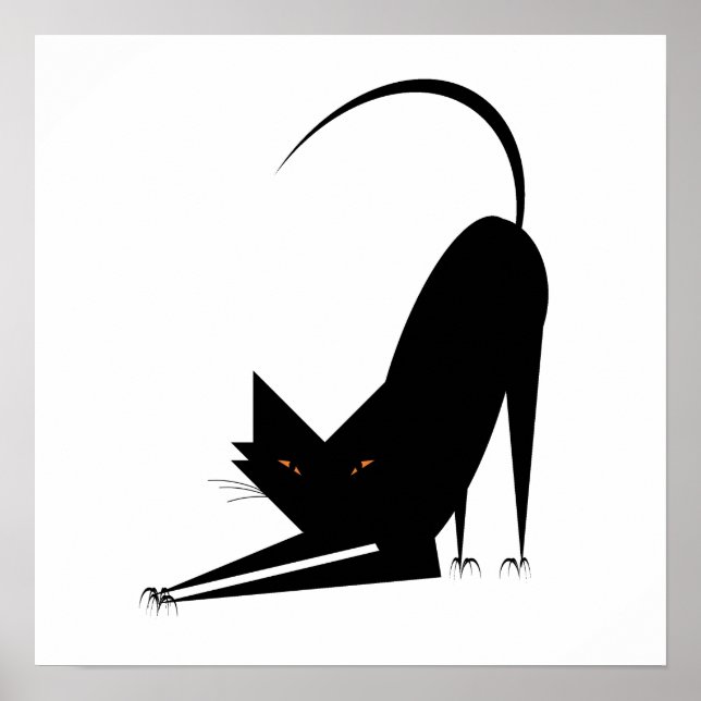 Yoga Cat Poster (Framsidan)