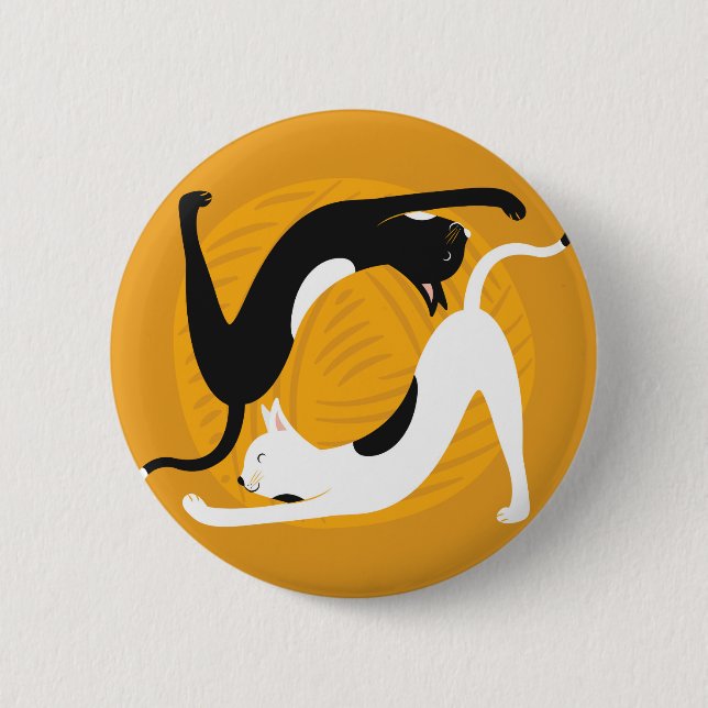 Yoga Cats Knapp (Framsida)
