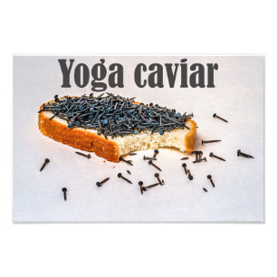 Yoga caviar fototryck