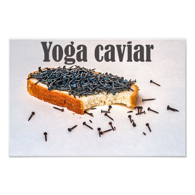 Yoga caviar fototryck (Framsidan)