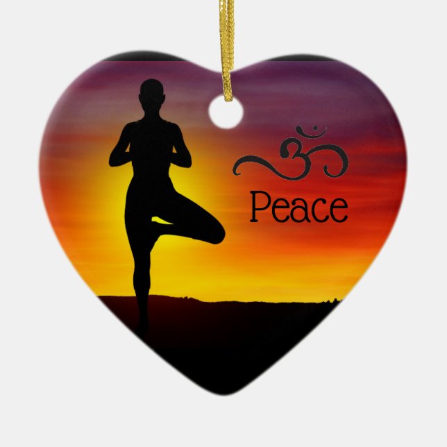 Yoga Ceramic Ornament (Framsidan)