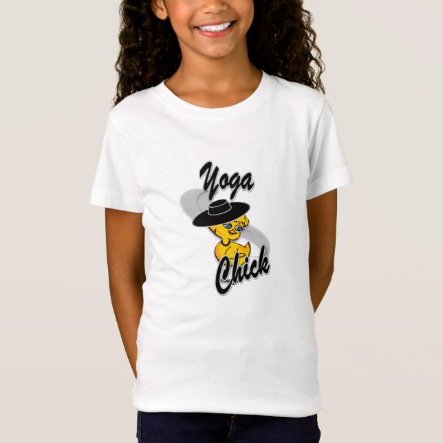 Yoga Chick #4 Tröja (Framsida)