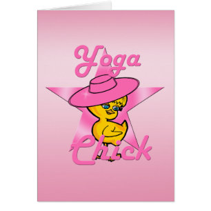 Yoga Chick #8 Hälsningskort