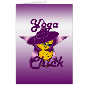 Yoga Chick #9 Hälsningskort
