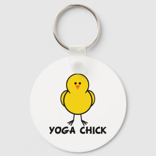 Yoga Chick Nyckelring