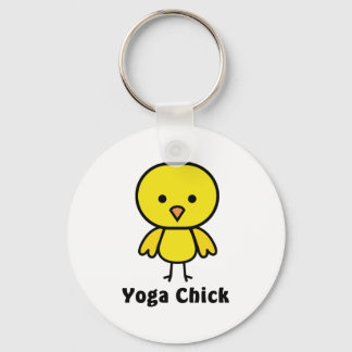 Yoga Chick Nyckelring