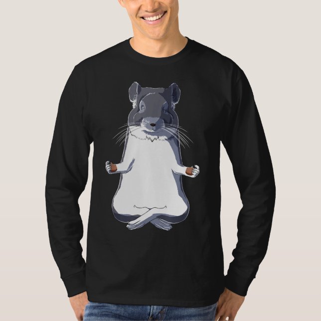Yoga Chinchilla T Shirt (Framsida)