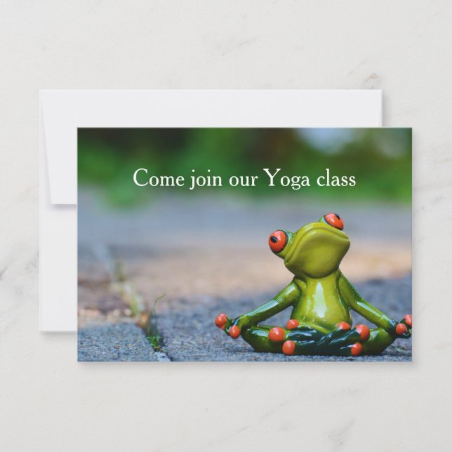 Yoga Class Inbjudan (Framsida)