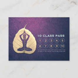 Yoga Class Pass Loyalty Möte Bodhi Löv-klipp Lojalitetskort
