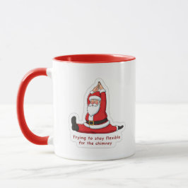 Yoga Claus Mugg