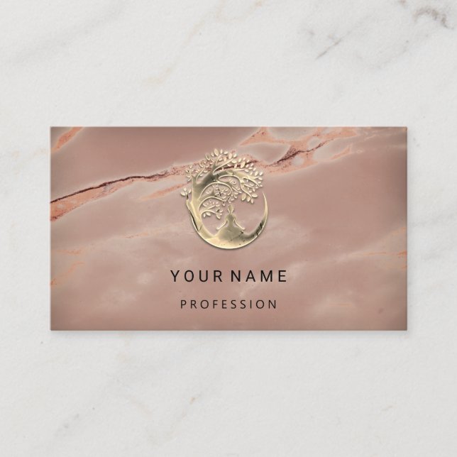 Yoga Couch Therapist Hälsa Meditation SPA Visitkort (Framsida)