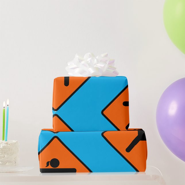 Yoga Crossing Sign Warrior Pose Stick figur Presentpapper (Skapare uppladdad)