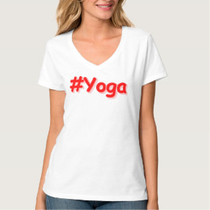 "#Yoga" Cute Design. Köp nu T Shirt