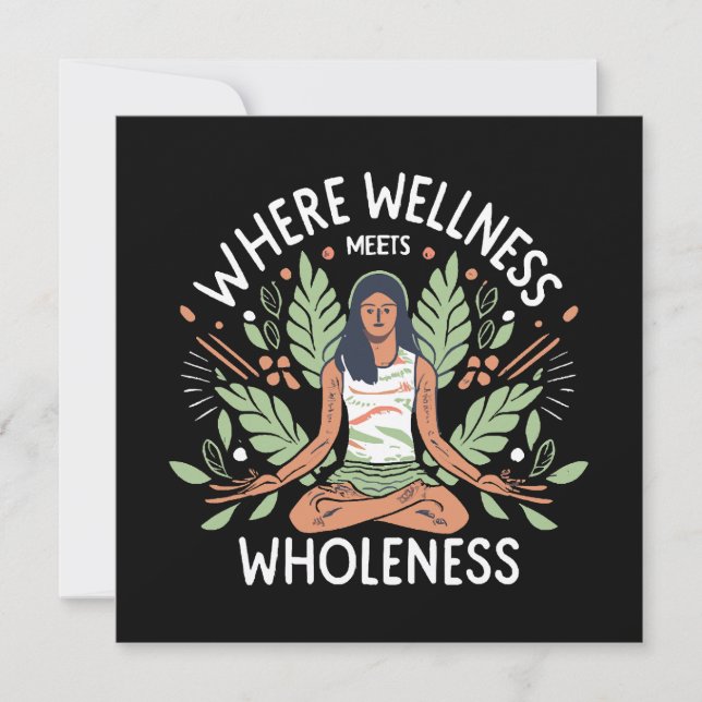 Yoga Där Välbefinnande Mötter Helhet (Framsida)