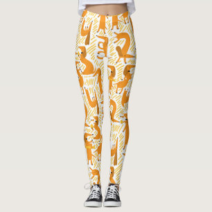 Yoga Dawg Leggings Dachshund Athletic Byxor